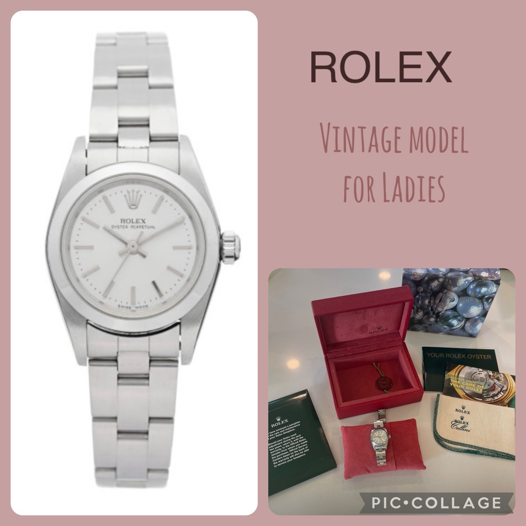 Rolex Watch For Ladies Vintage Oyster Perpetual In Original Style
